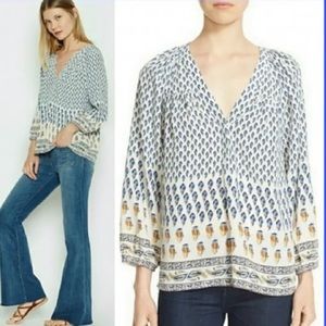 Joie Feather Print Top